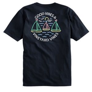 “Good Vibes & Vineyard Vines” Boys’ Tee